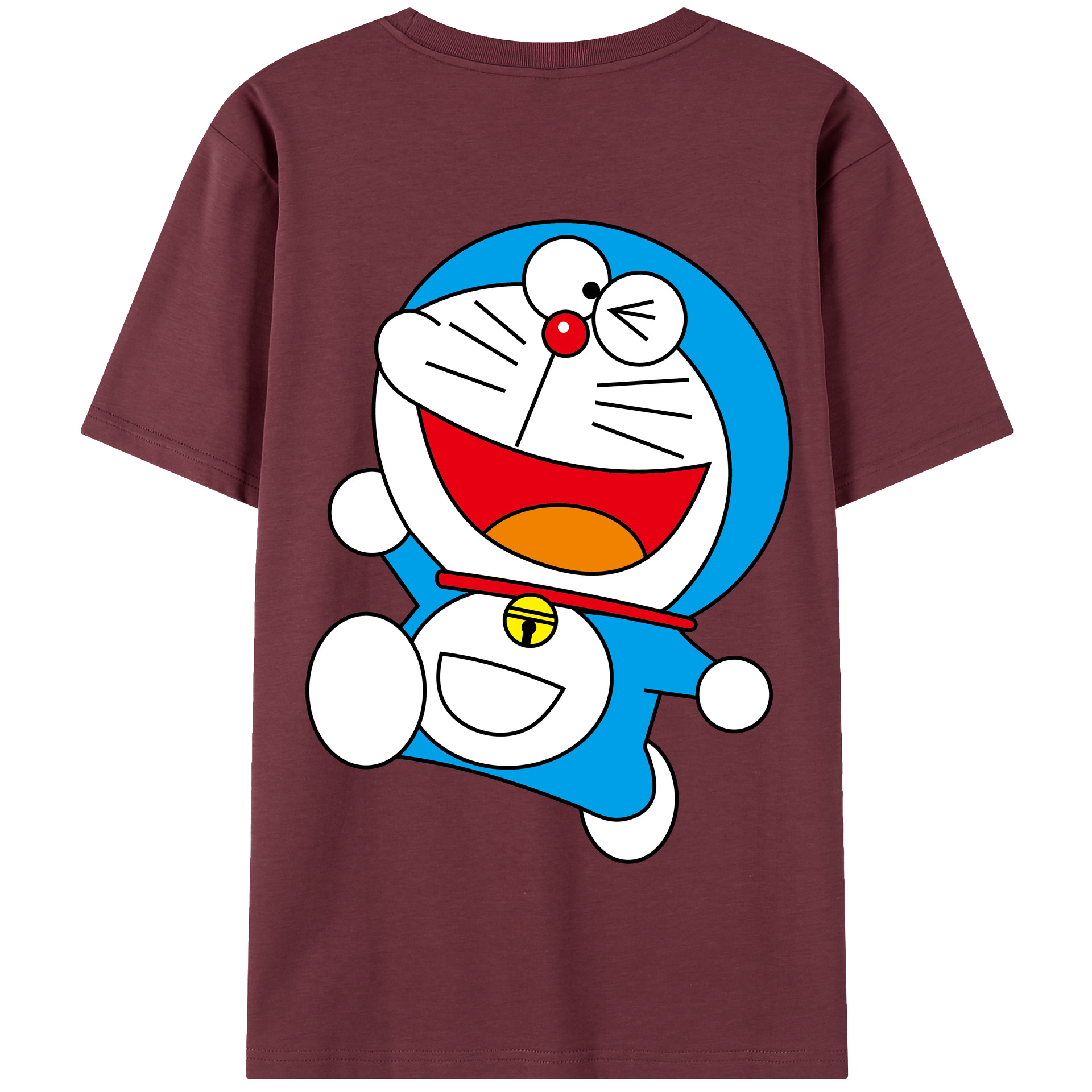 （画像用） ドラえもん Doraemon 綿100％半袖Tシャツ（背面プリント）